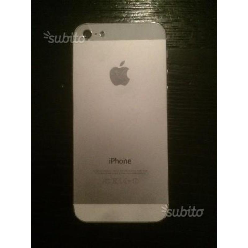 Iphone 5 bianco, slot sim danneggiato