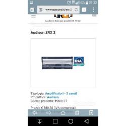 Amplificatore auto 3 canali audison srx3
