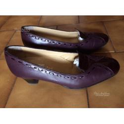 Scarpe pelle bordeaux praticamente nuove