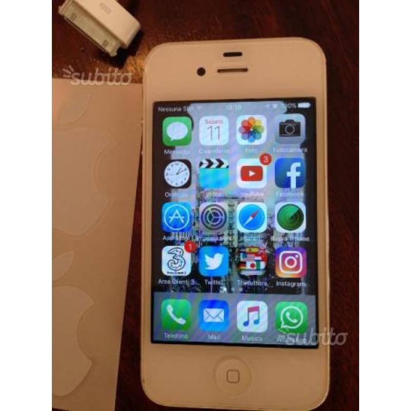 IPHONE 4S da 16 giga Bianco