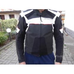 Giubbotto moto pelle