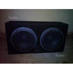 Amplificatore + cavi e subwoofer