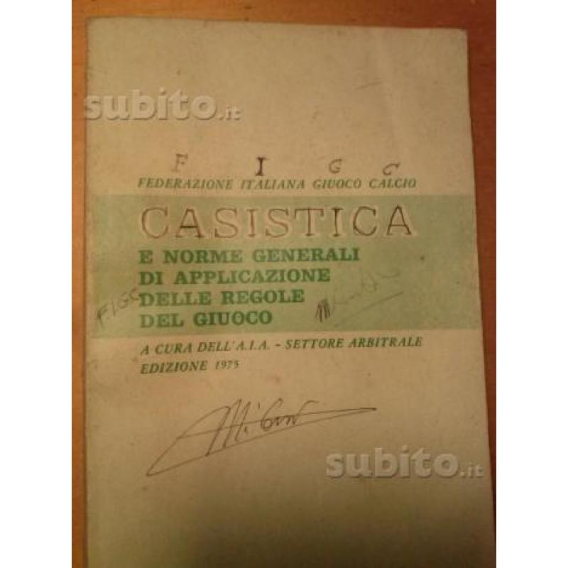 Libro arbitrale Casistica