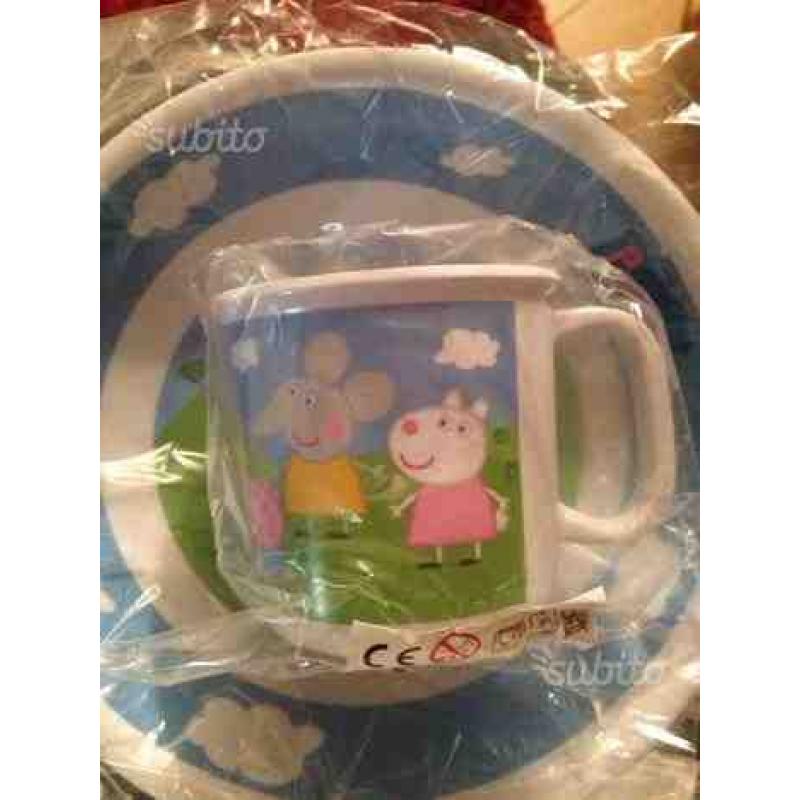 Piatto e tazza Peppa Pig