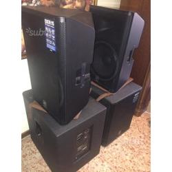 Impianto completo teste e subwoofer