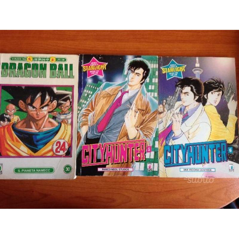 Fumetti ranma 1/2, City Hunter e Dragon Ball