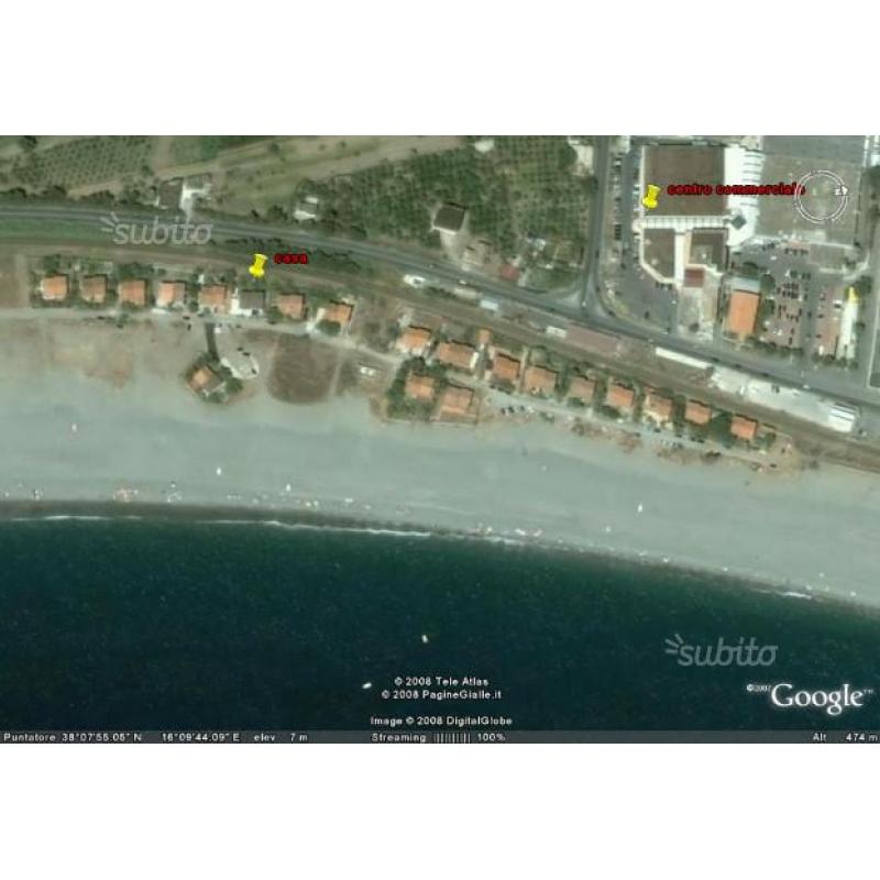 Bovalino marina sulla spiaggia