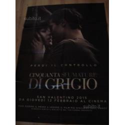 50 SFUMATURE DI GRIGIO due poster grandi cinema