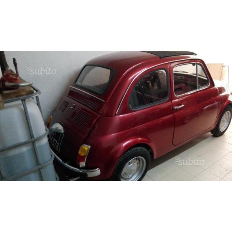 Fiat 500 f 1965 targhe originali