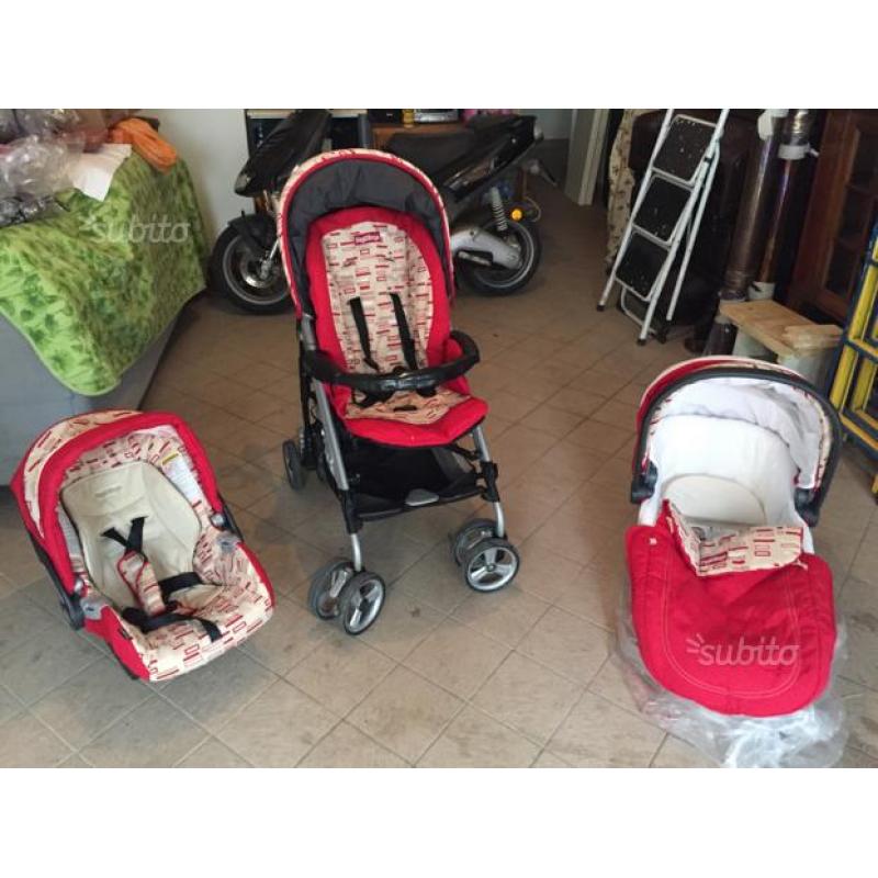 Trio Peg Perego colore rosso