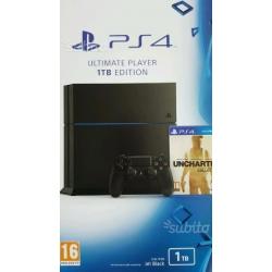 PlayStation 4 1TB Nera + 7 Giochi + 2 Dualshoc