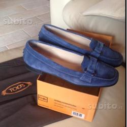 Tod's scarpe donna blu 37