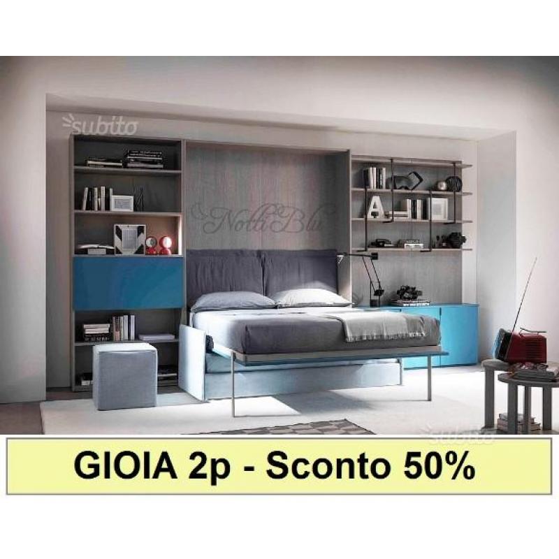 Letto a Scomparsa NOTTI BLU mod. GIOIA 2p SC.-50%