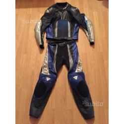 Tuta moto in pelle divisibile DAINESE