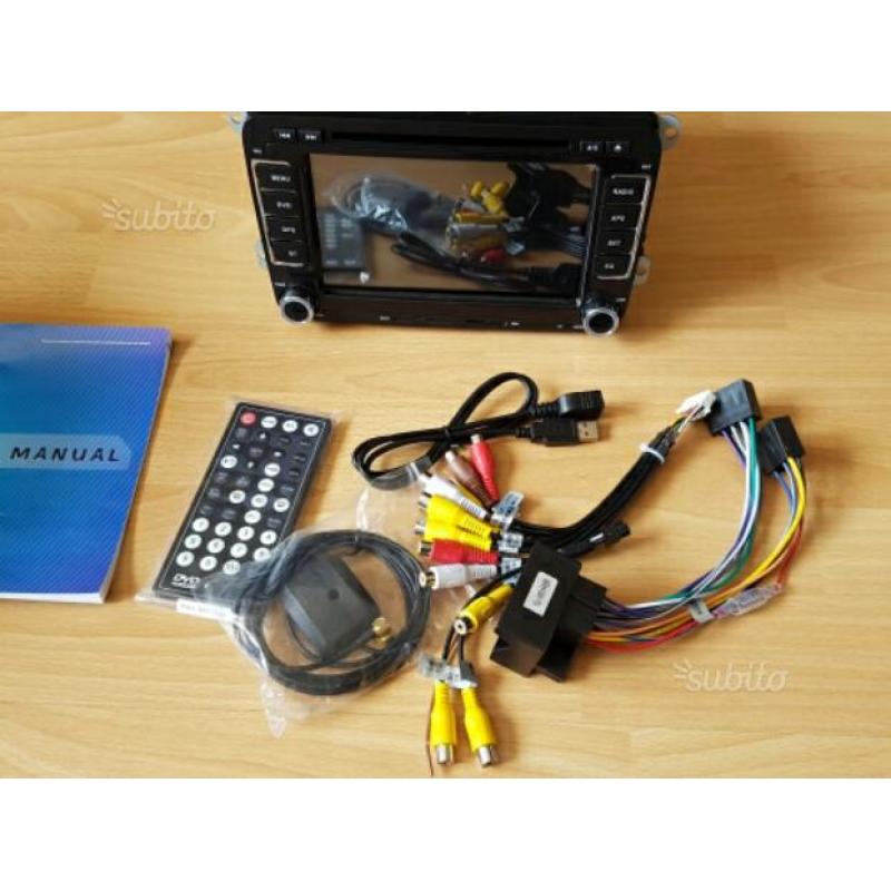 2 DIN VOLKSWAGEN Golf,Tiguan ecc   RETROCAMERA