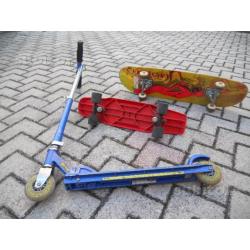 Monopattino reptor e 2 skateboard