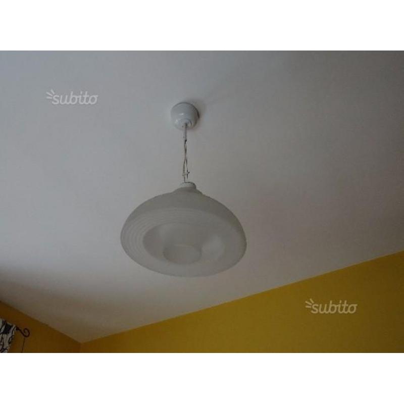 Lampadario in vetro