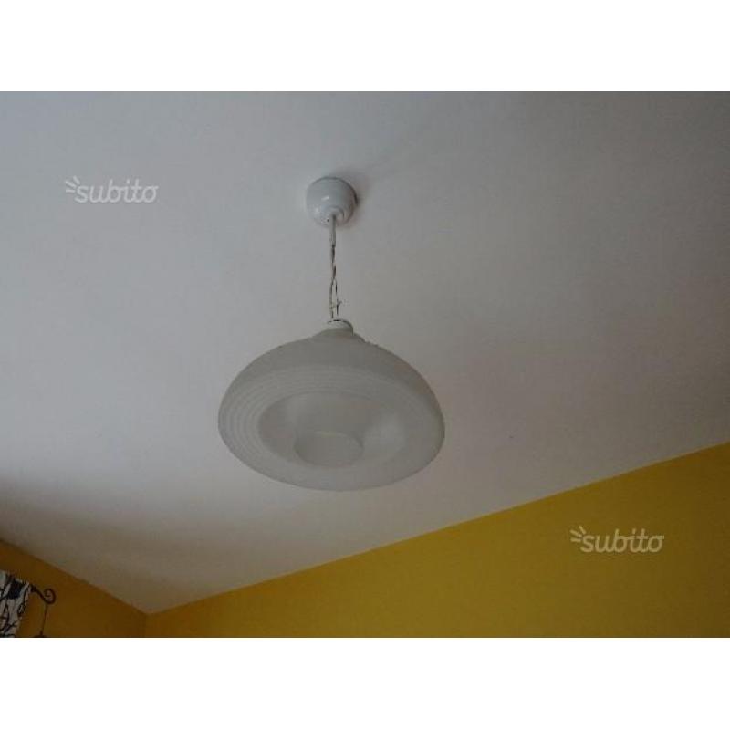 Lampadario in vetro