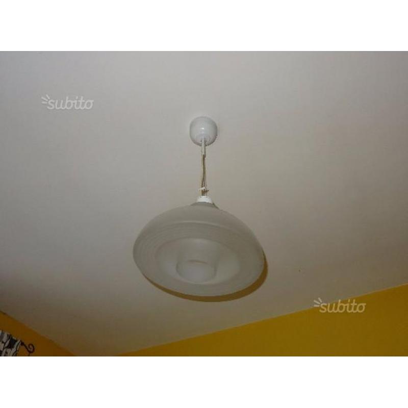 Lampadario in vetro