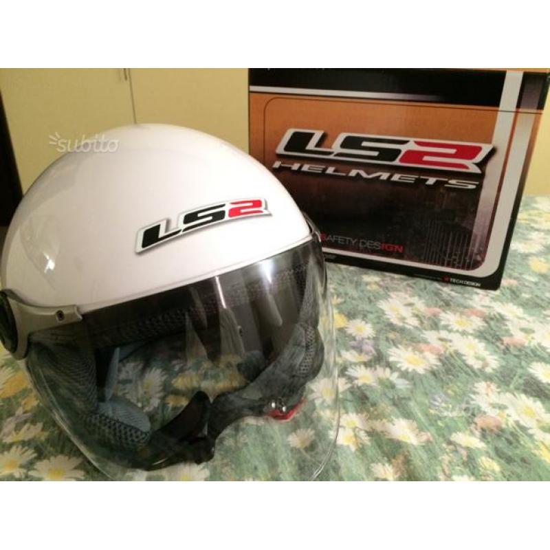 Casco Jet rock II bianco NUOVO