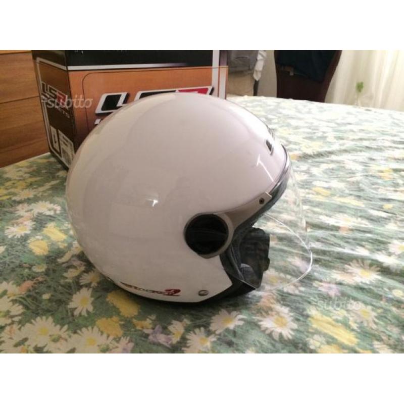 Casco Jet rock II bianco NUOVO