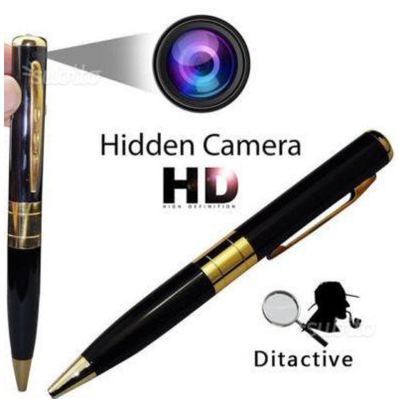 Penna elegante camera nascosta registra detective