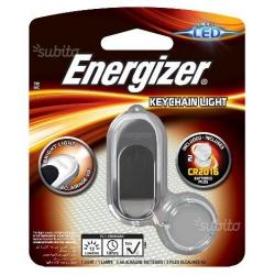 Energizer Portachiave LED in Cuoio e Acciaio