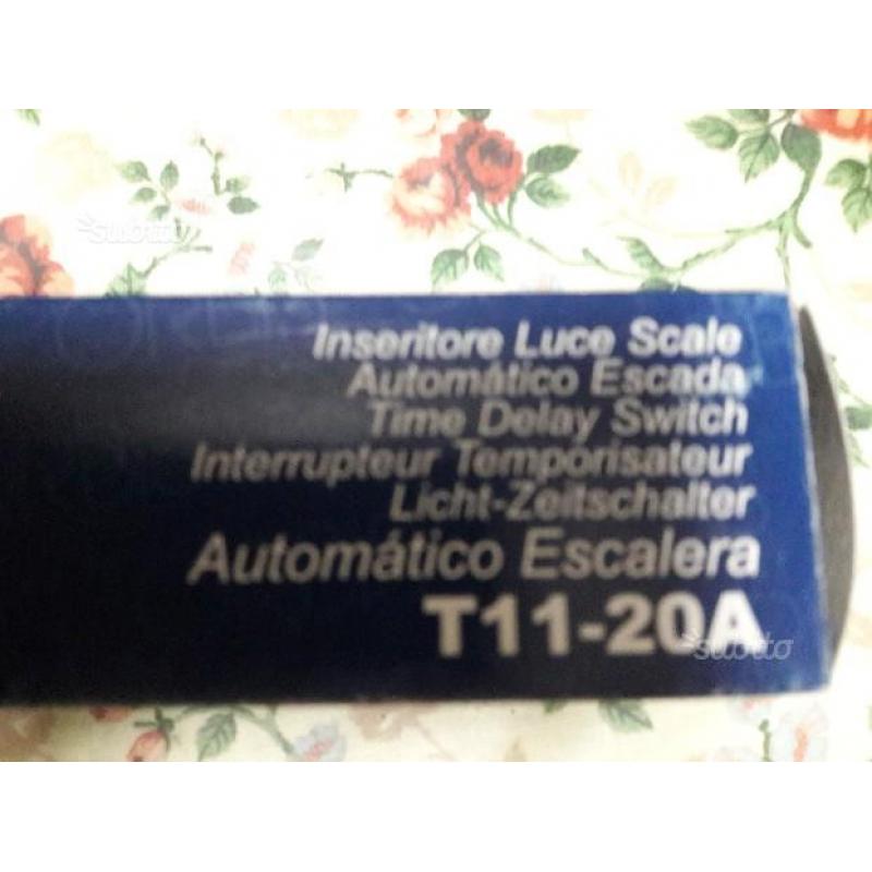 INTERRUTTORE LUCE SCALE TIMER AUTOMATICO Orbis T-1